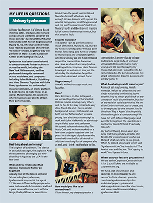 Interview with Igudesman - screenshot