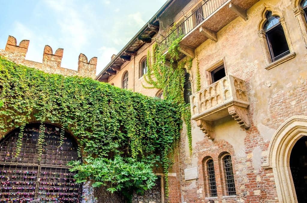 Romeo and Juliet balcony in Verona, Italy