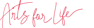 Arts for Life logo in a script typeface