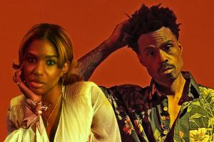 Bilal and Yaya in a composite image against a red background.